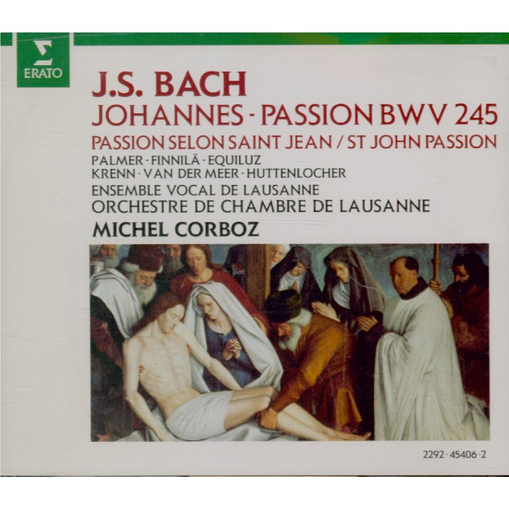 BACH - Corboz - Passion selon St Jean (Johannes-Passion), pour solistes..